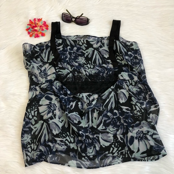 Floral Flutter Top by Jessica Simpson, Size L - Picture 4 of 8